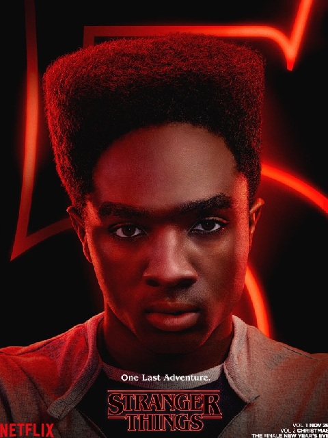Lucas Sinclair, el realista del grupo, con su bandana y tirachinas.